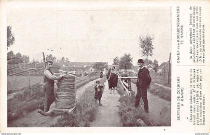 België - HAMME (Vl. Br.) Banen van Koordendraaiers - Sentiers de cordiers