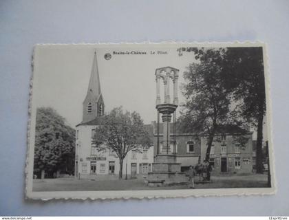 BRAINE LE CHÂTEAU Le Pilori Animée Carte Postale CP PK AK