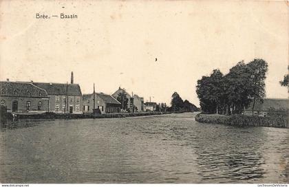 [-15%] BELGIQUE - Brée - Bassin - Canal - Bâtiment - Maison - Promenade - Bois -
