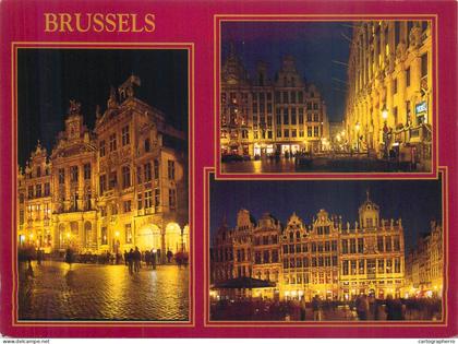 A5597 Belgium Bruxelles several night views