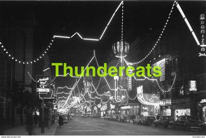 CPA BRUXELLES FEERIE LUMINEUSE NUIT BRUSSEL FEERISCHE VERLICHTING BIJ NACHT