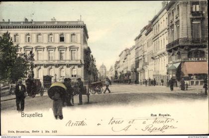 CPA Brüssel Brüssel, Rue Royale