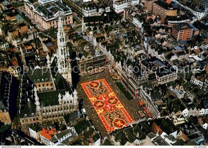 73336520 Brussels Fliegeraufnahme Grand Place Tapis de fleurs Brussels