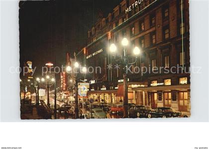 Bruxelles Bruessel Place de Brouckere la nuit
