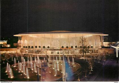 CPM Bruxelles le pavillon des etats unis la nuit Bruxelles  Exposition unverselle de 1958