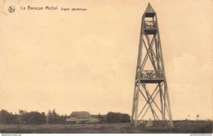 [-10%] BELGIQUE - La baraque Michel - Signal géodésique - La Tour - Carte postale ancienne