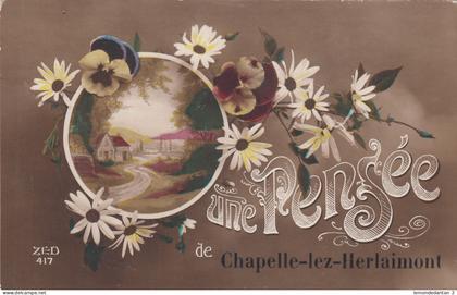 Une pensée de Chapelle-lez-Herlaimont
