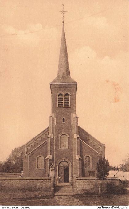 [-5%] BELGIQUE - Chastre - Villeroux (Brabant) - LEglise actuelle dédiée à St Jean Baptiste - Carte Postale Ancien