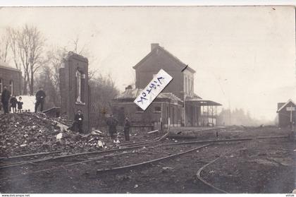 Chièvres :  la gare         (  carte  photo  voir scan ) a verifier