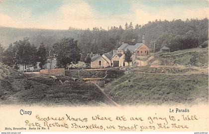 Belgique - CINEY (Namur) Le Paradis - Ed. Nels Série 54 N. 5