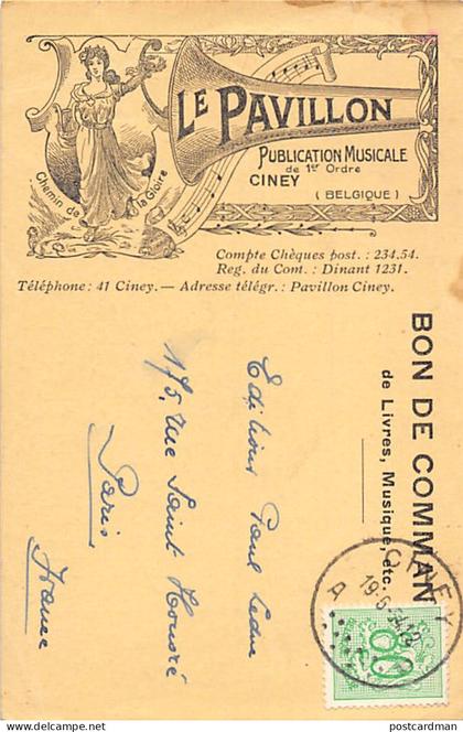 Belgique - CINEY (Namur) Le Pavillon - Publication Musicale