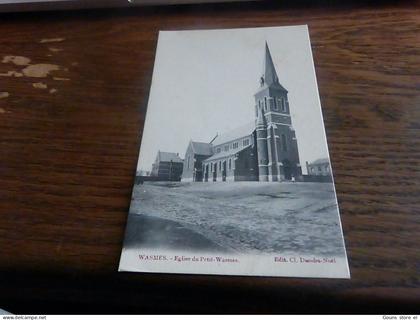 BC31-69 Cpa Wasmes eglise du Petit Wasmes Colfontaine