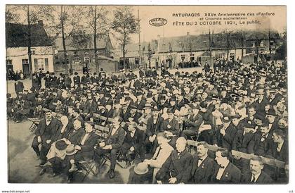 Pâturages   Colfontaine  XXVe Anniversaire des Fanfare et Chorale socialistes Le public   1921