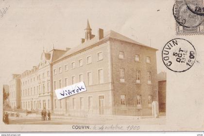 COUVIN :       1900    see scans   CARTE PHOTO     cachet ATH