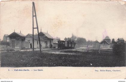 BELGIQUE  CUL DES SARTS  La Gare
