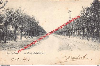 La Panne - La Route d'Adinkerke - De Panne