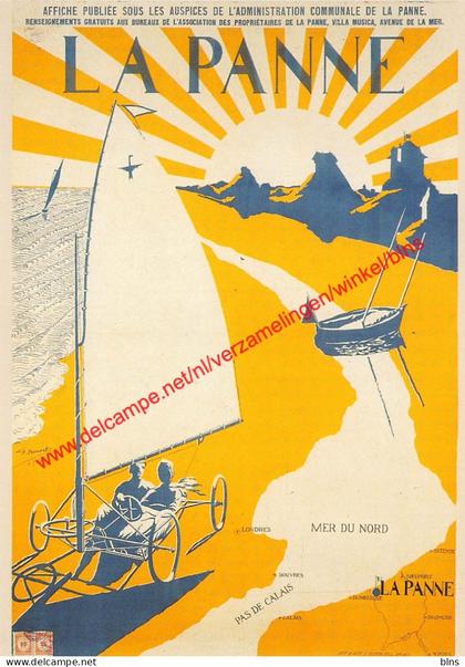 La Panne - repro affiche - De Panne