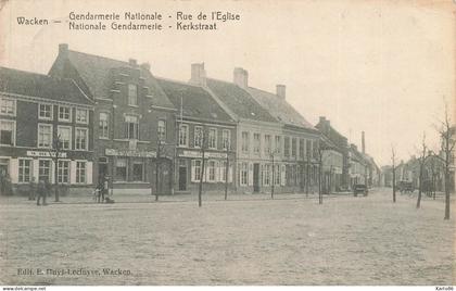 wacken , dentergem * la gendarmerie nationale , rue de l'église * wakken belgique