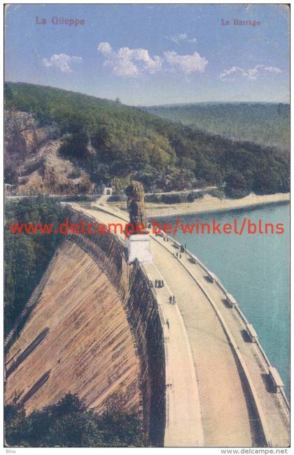 1922. Le Barrage. La Gileppe