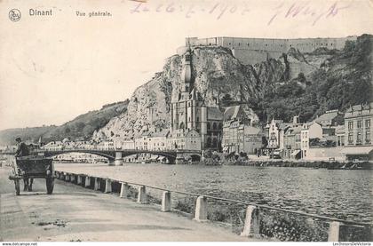 [-5%] BELGIQUE - Dinant - vue générale - pont - la ville - Carte Postale Ancienne