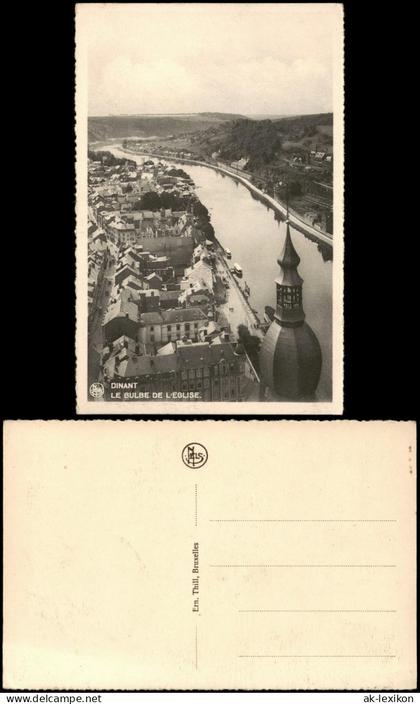 Postkaart Dinant Dinant LE BULBE DE L'EGLISE. 1928