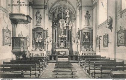 [-5%] BELGIQUE - Donceel - vue à l'intérieur de l'Eglise - Carte Postale Ancienne