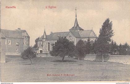 [-50%] Belgique - Haneffe - Léglise - Edit. Gabriel F. - Clocher - Oblitéré Liège 1910 - Carte Postale Ancienne