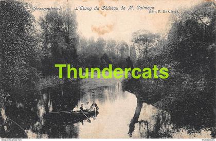 CPA DROGENBOS DROOGENBOSCH L'ETANG DU CHATEAU DE M CALMEYN