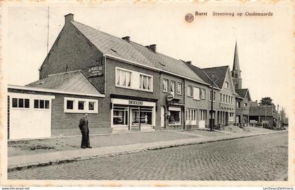 BELGIQUE - Burst - Steenweg op Oudennarde - animé - Uitg Drukkerij B Torrekens Van Keymeulen - Carte Postale Ancienne