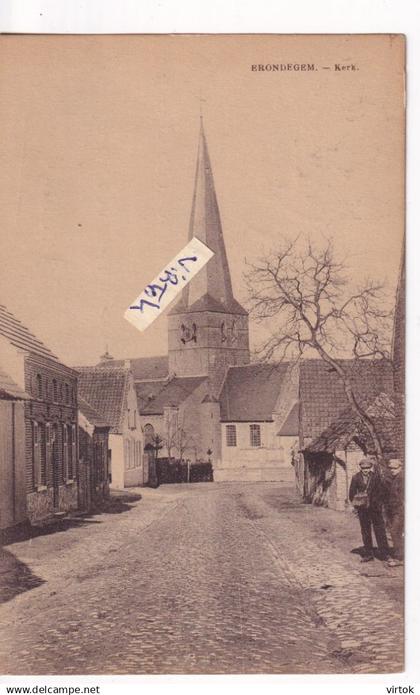 Erondegem :     Kerk  1923