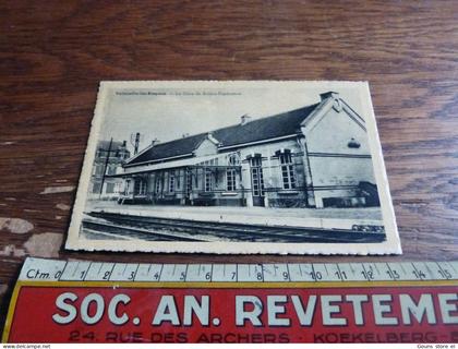 BC31-39  Cpa IRare Estinnes au Mont Vellereille les Brayeux la gare de bonne Espérance