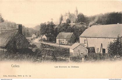 [-5%] BELGIQUE - Faimes - Celles - Environs du Château - Route - Chaumières - edit Nels - Carte Postale Ancienne