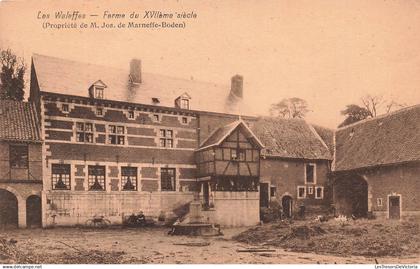 [-5%] BELGIQUE - Les Waleffes - Ferme de XVIIéme siècle ( Propriété de M Jos de Marneffe Boden) - Carte Postale Ancienne