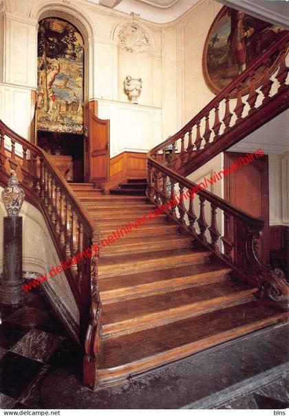 Château de Franc-Waret - Escalier d'honneur - Fernelmont