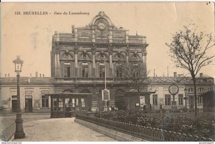 BRUXELLES   GARE DE LUXEMBOURG               ZIE AFBEELDINGEN