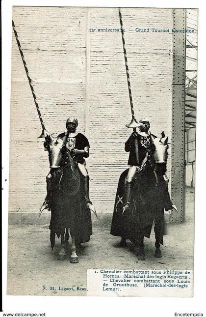 CPA-Carte Postale-Belgique-Fêtes du 75me anniversaire de l’indépendance- Grand tournoi historique  VMD17103