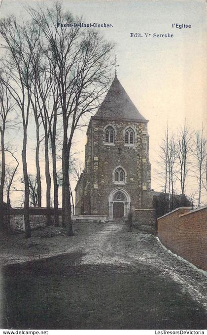 [-50%] BELGIQUE - Fexhe-le-Haut-Clocher - l'Eglise - Carte postale ancienne