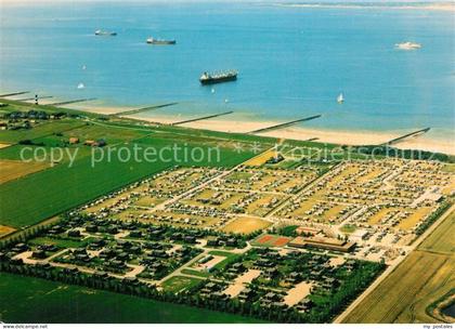 Breskens  Zeeland NL Fliegeraufnahme Schoneveld Rekreatiepark