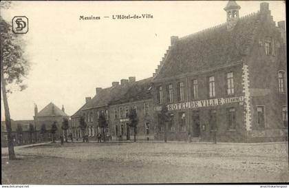 CPA Messines Mesen Westflandern, Rathaus