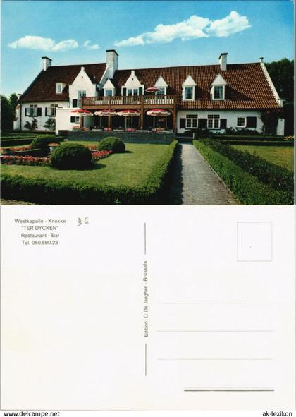 Knokke-Heist Westkapelle Knokke "TER DYCKEN" Restaurant - Bar 1980