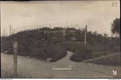 Photo CPA Messines Mesen Westflandern, Thümmelschloss, Kriegsschauplatz 1916