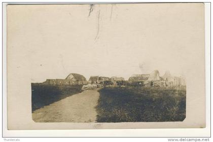 te identificeren  originele Duitse fotokaart   1914-18 - 2 scans tekst