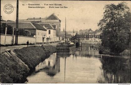 CPA Grammont Grammont Flandre Orientale, Vue vers la Ecluse