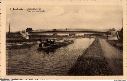 CPA Lembeke Flandre orientale Belgique, Pont de Malheide