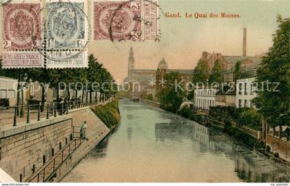 Gand Belgien Le Quai des Moines