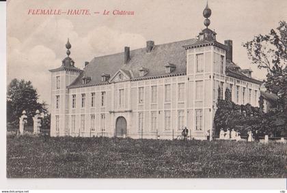 cpa flémalle  chateau  1907