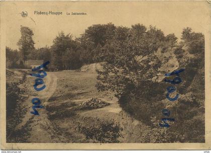 Flobecq-Houppe :  La sablonnière  ( grand format ecrit avec timbre )