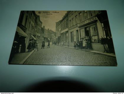BC13-30 Cpa Fontaine l'Evêque Grand rue  belle animation