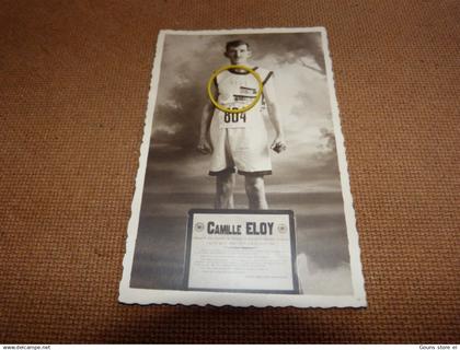 BC27-5    Carte photo Camille Eloy Fontaine l'Evêque athlète