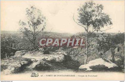 CPA Foret de fontainebleau Gorges de Franchard